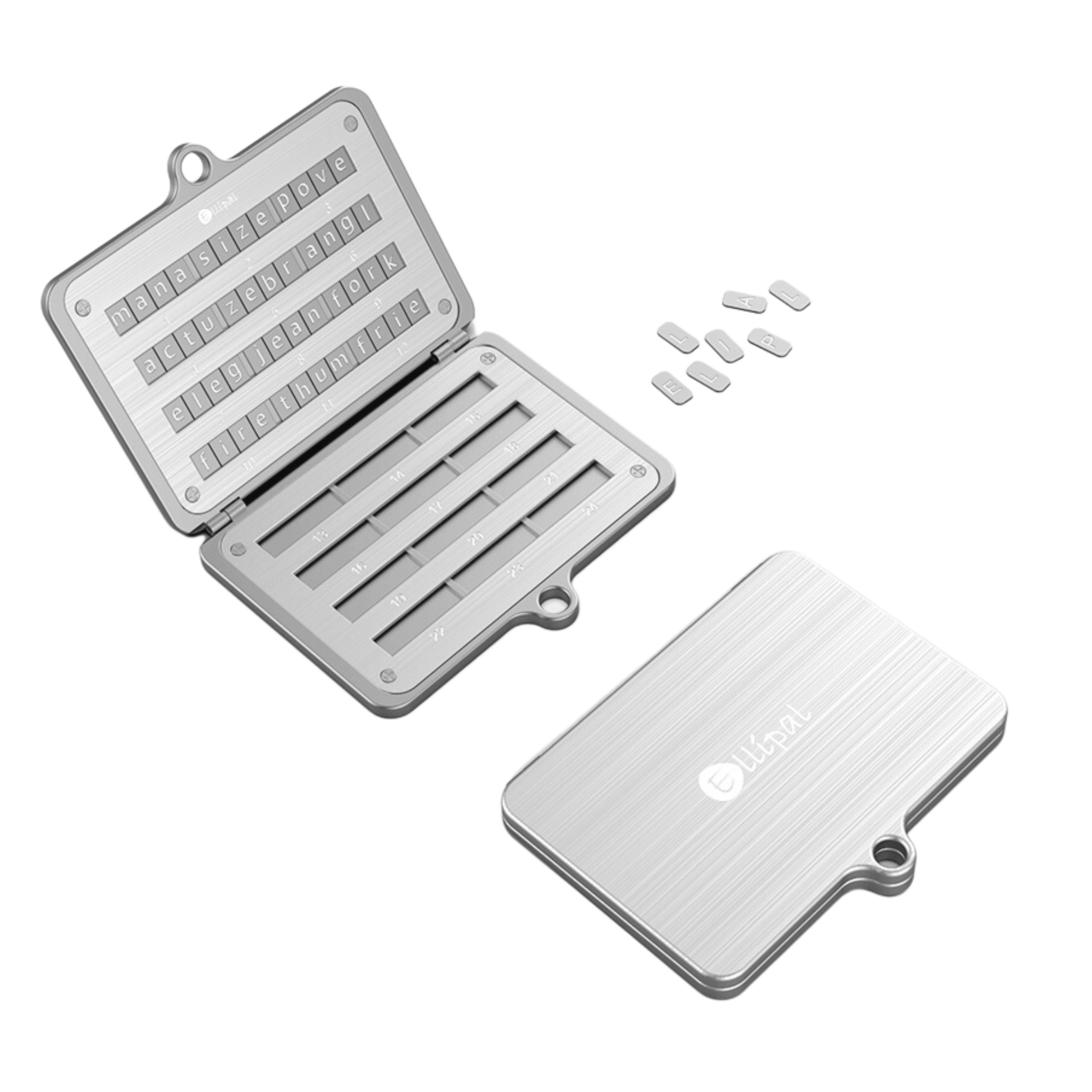 Ellipal Seed Phrase Steel Seed Phrase Storage Package Contents