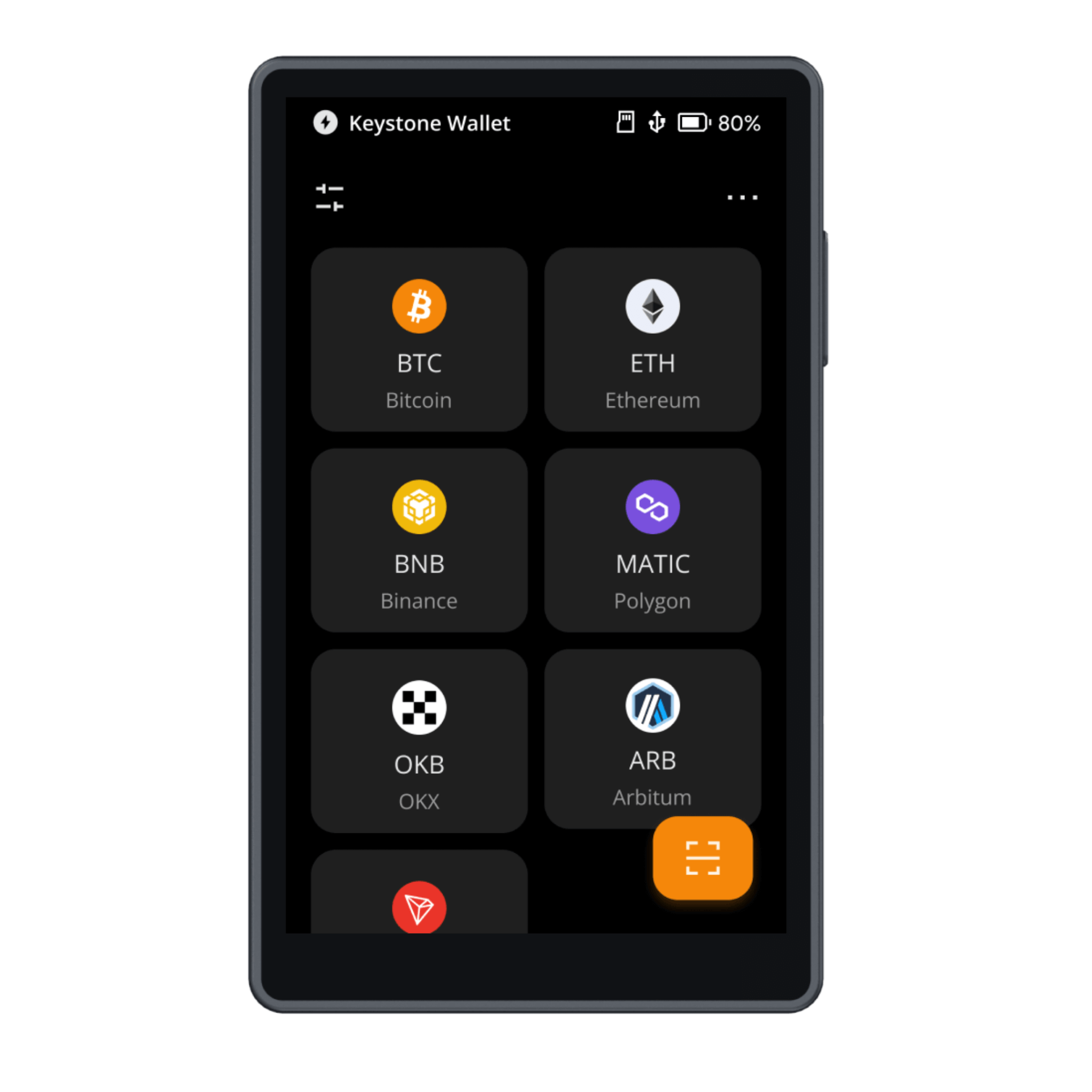 Keystone 3 Pro Cryptocurrency Hardware Wallet Front