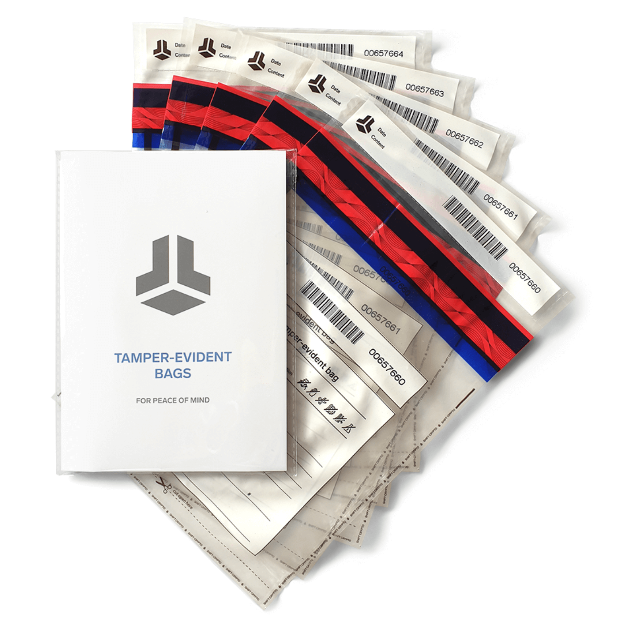 BitBox Accessories Tamper-Evident Bags 5-Pack Contents