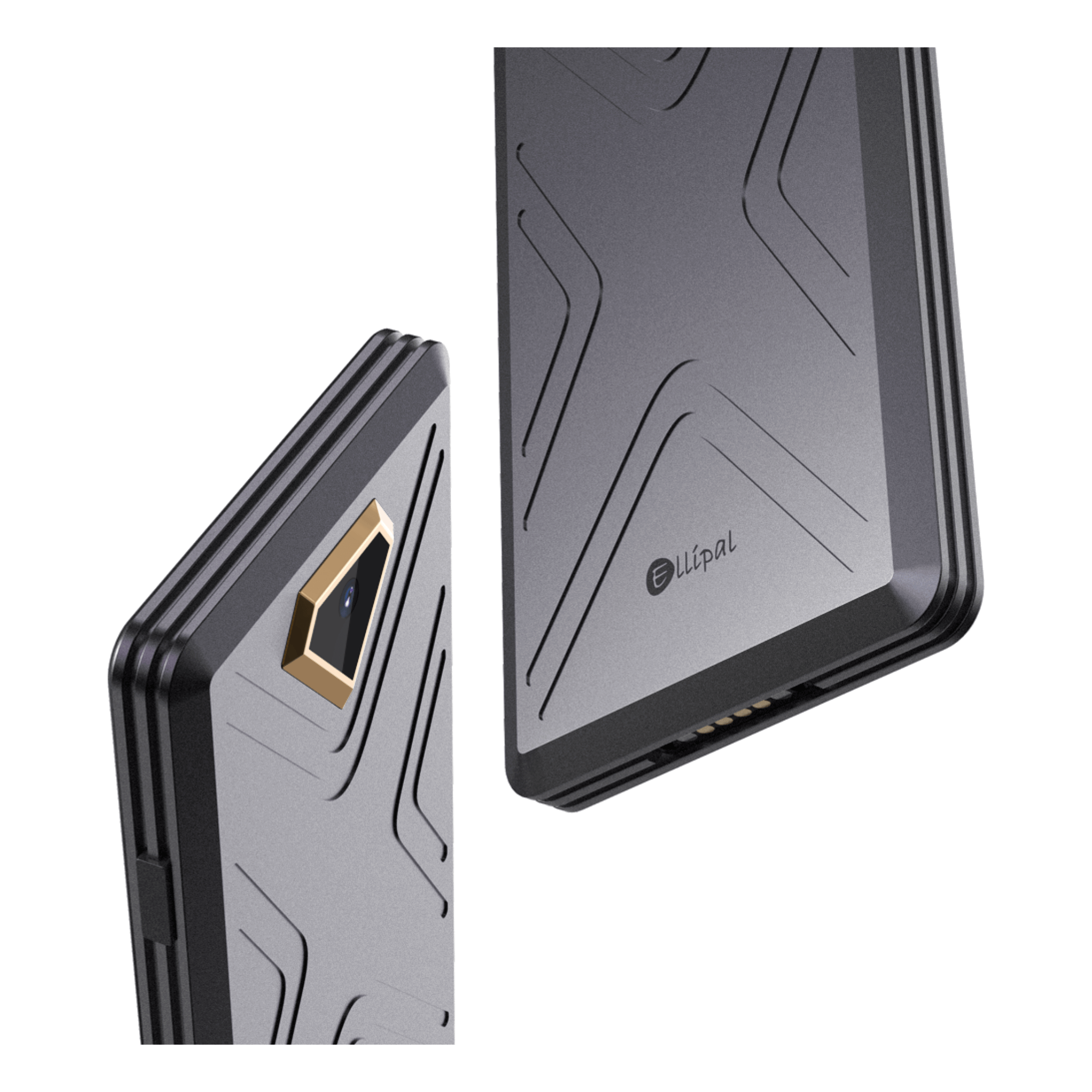 Ellipal Titan 2.0 Cryptocurrency Hardware Wallet Top and Bottom Angle