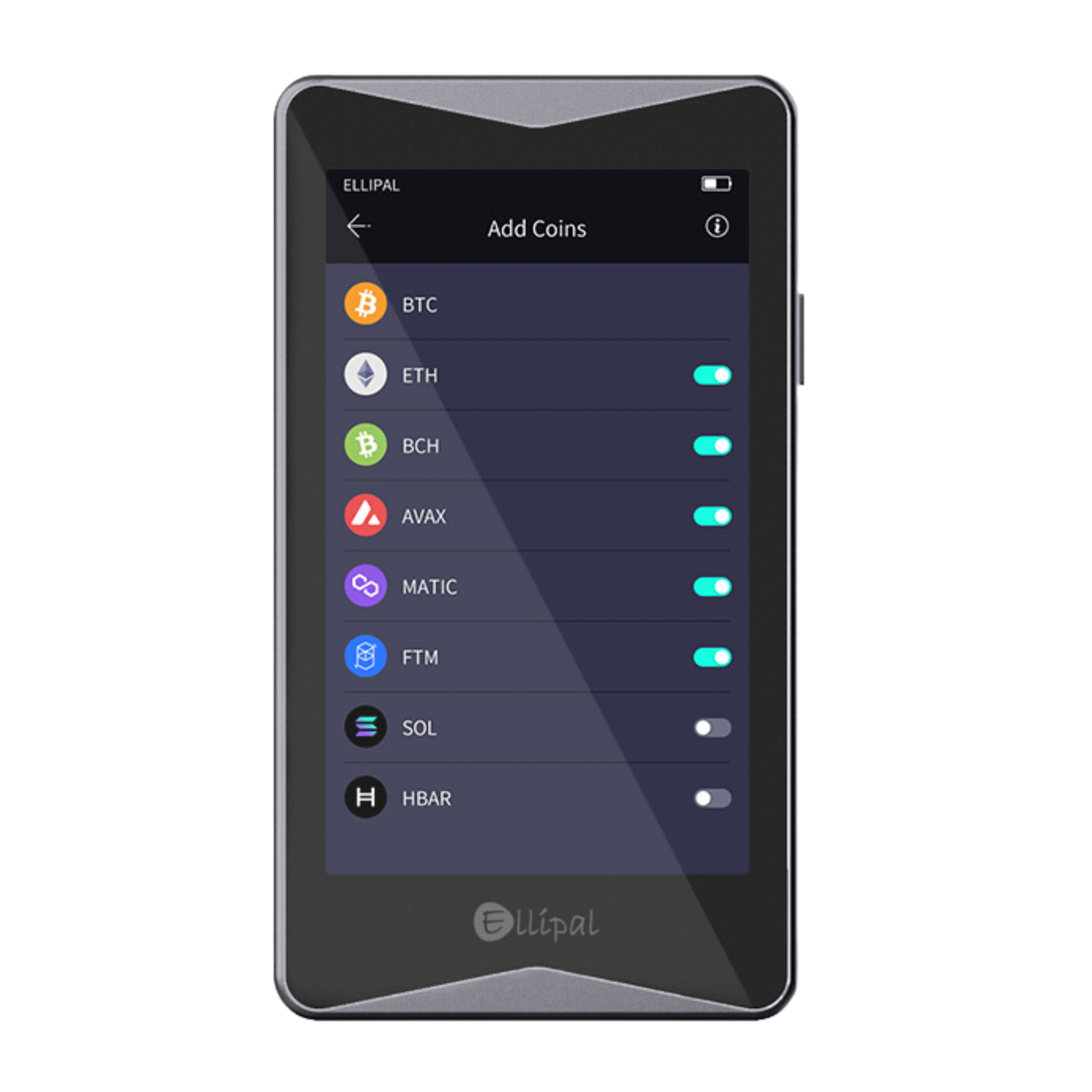 ELLIPAL Titan Cold Wallet ビットコインウォレット | 仮想通貨ハードウェアウォレット メタルボディ オフライン