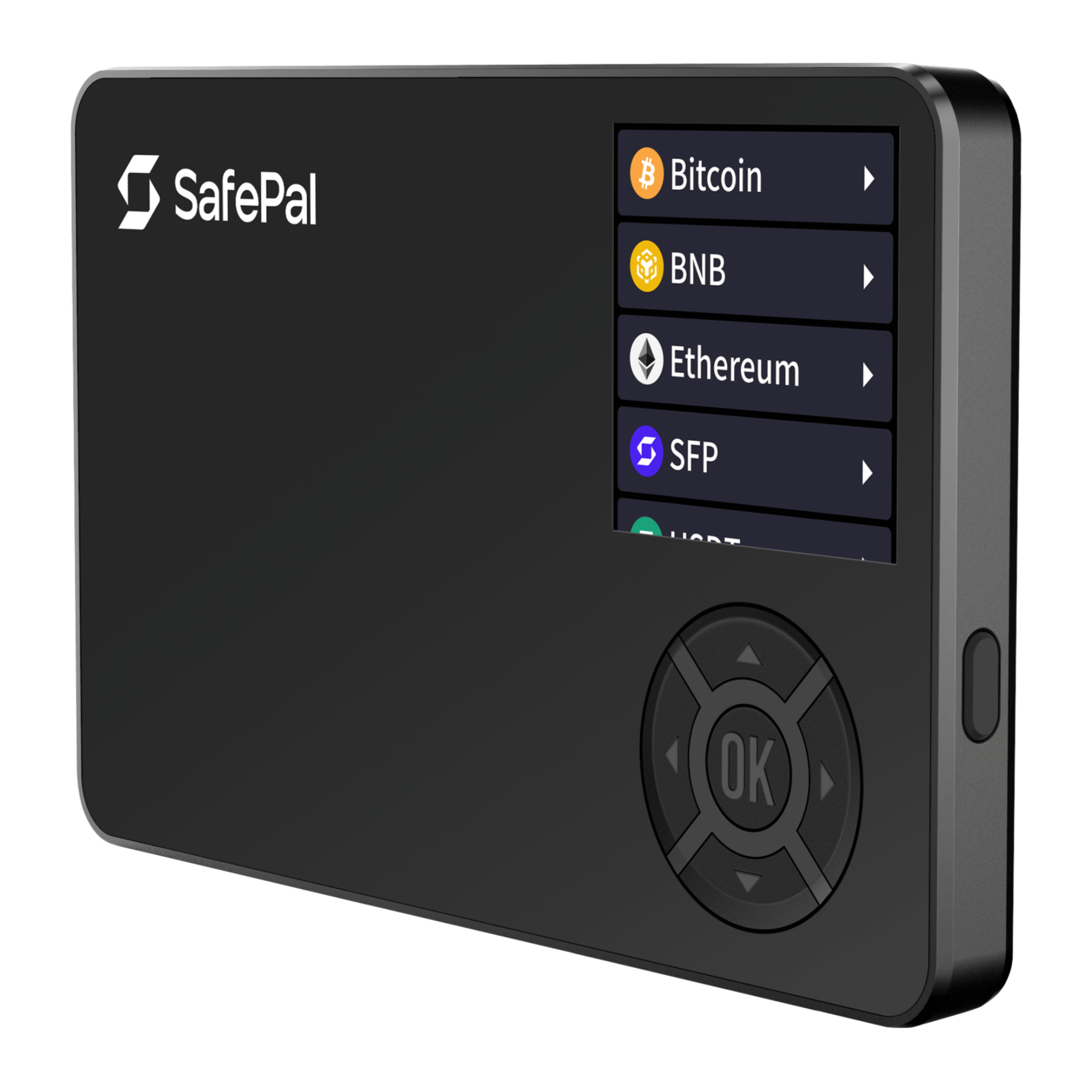 SafePal S1 Pack of 3 Cryptocurrency Hardware Wallets Side Angle