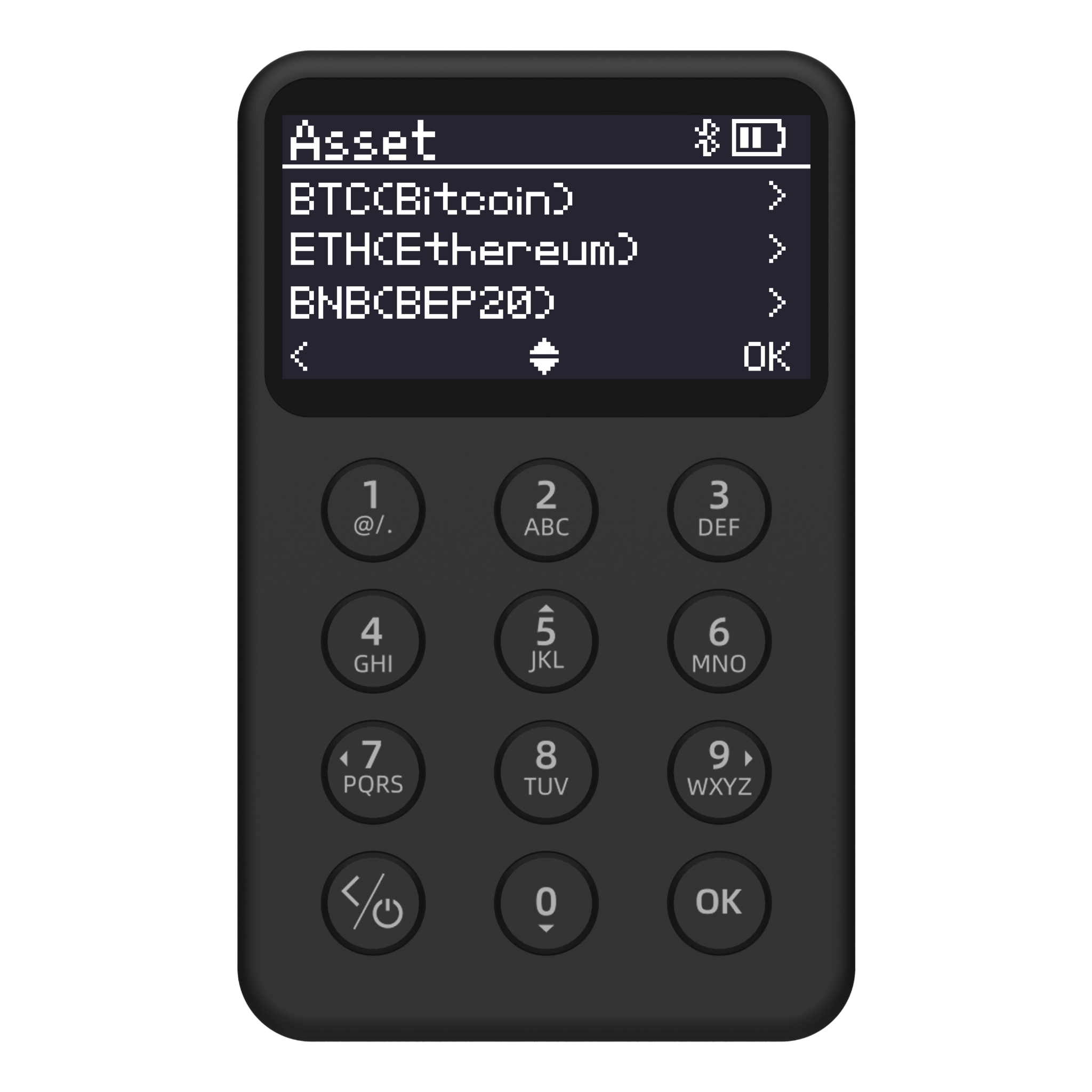 SafePal X1 Cryptocurrency Hardware Wallet Screen Display