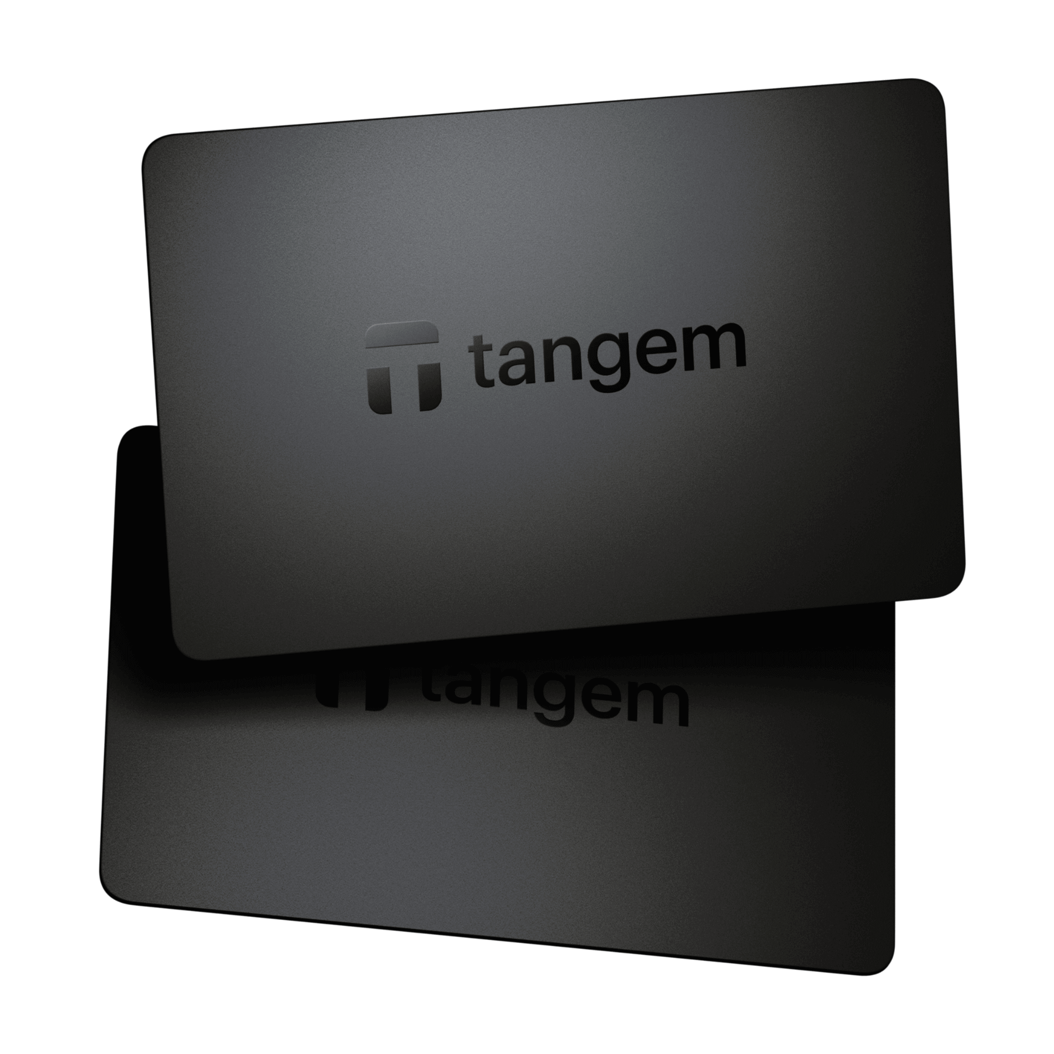Tangem Wallet 2.0 2 Card Cryptocurrency Hardware Wallet Top Angle
