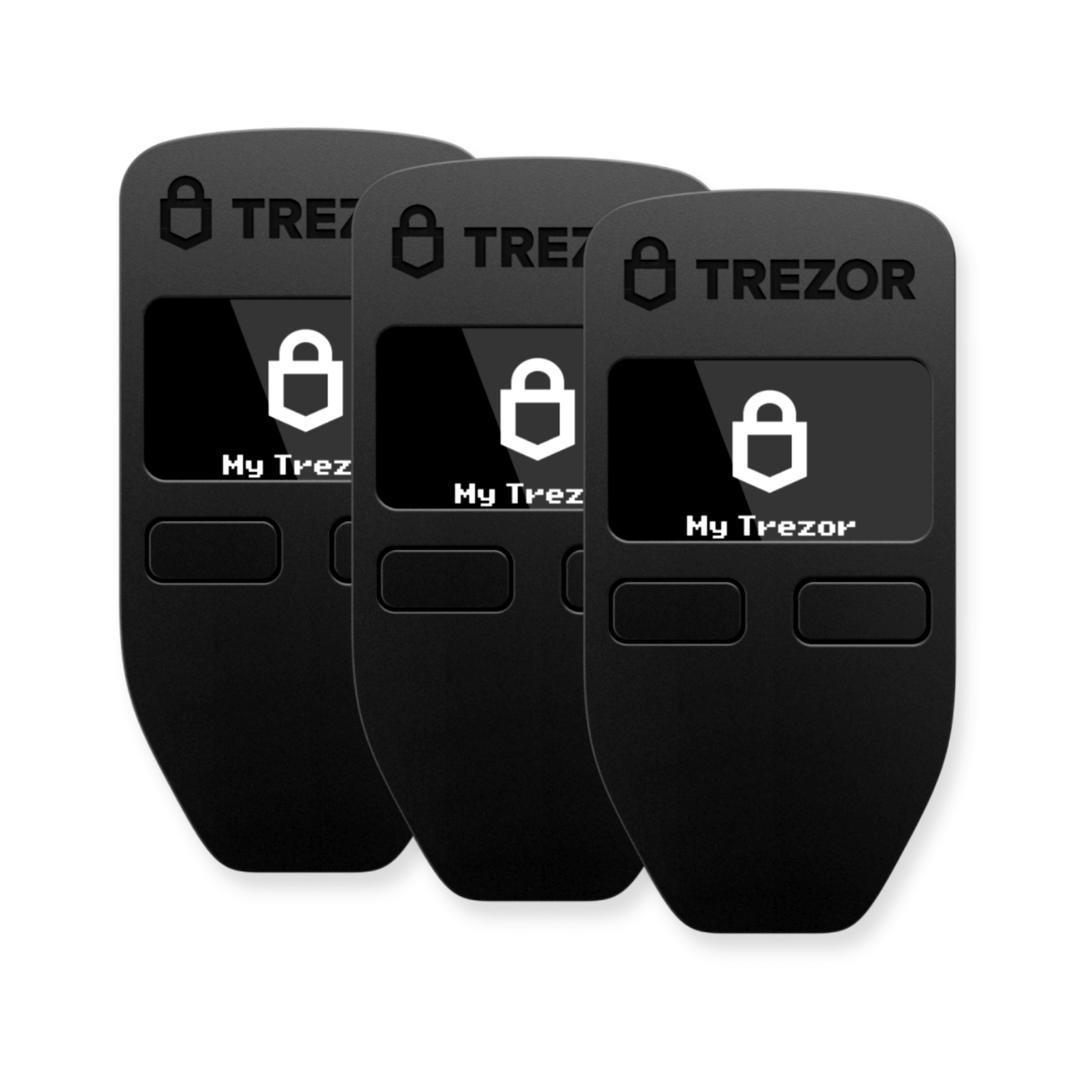 Trezor Model One Pack of 3 Cryptocurrency Hardware Wallets