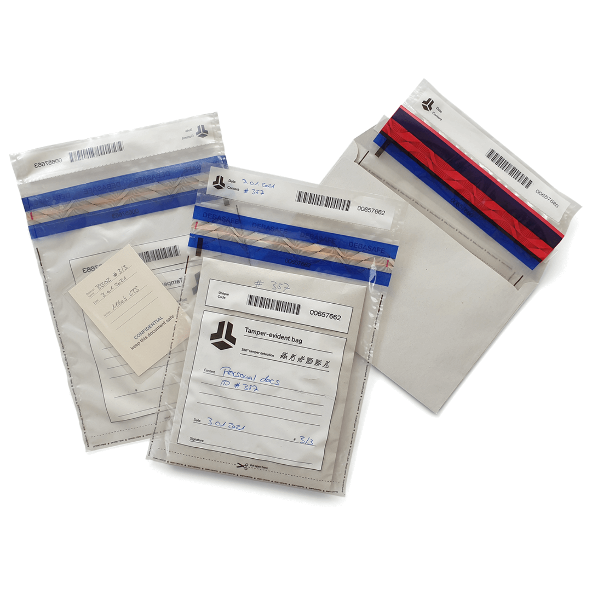 BitBox Accessories Tamper-Evident Bags 5-Pack Example Use